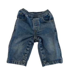 4/20$ VTG Old Navy baby blue denim jeans size 6-12 months